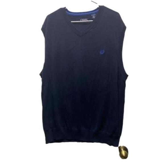 Chaps Other - Men's Chaps Men’s Navy Blue Sweater Vest Size XXL Like new condition
